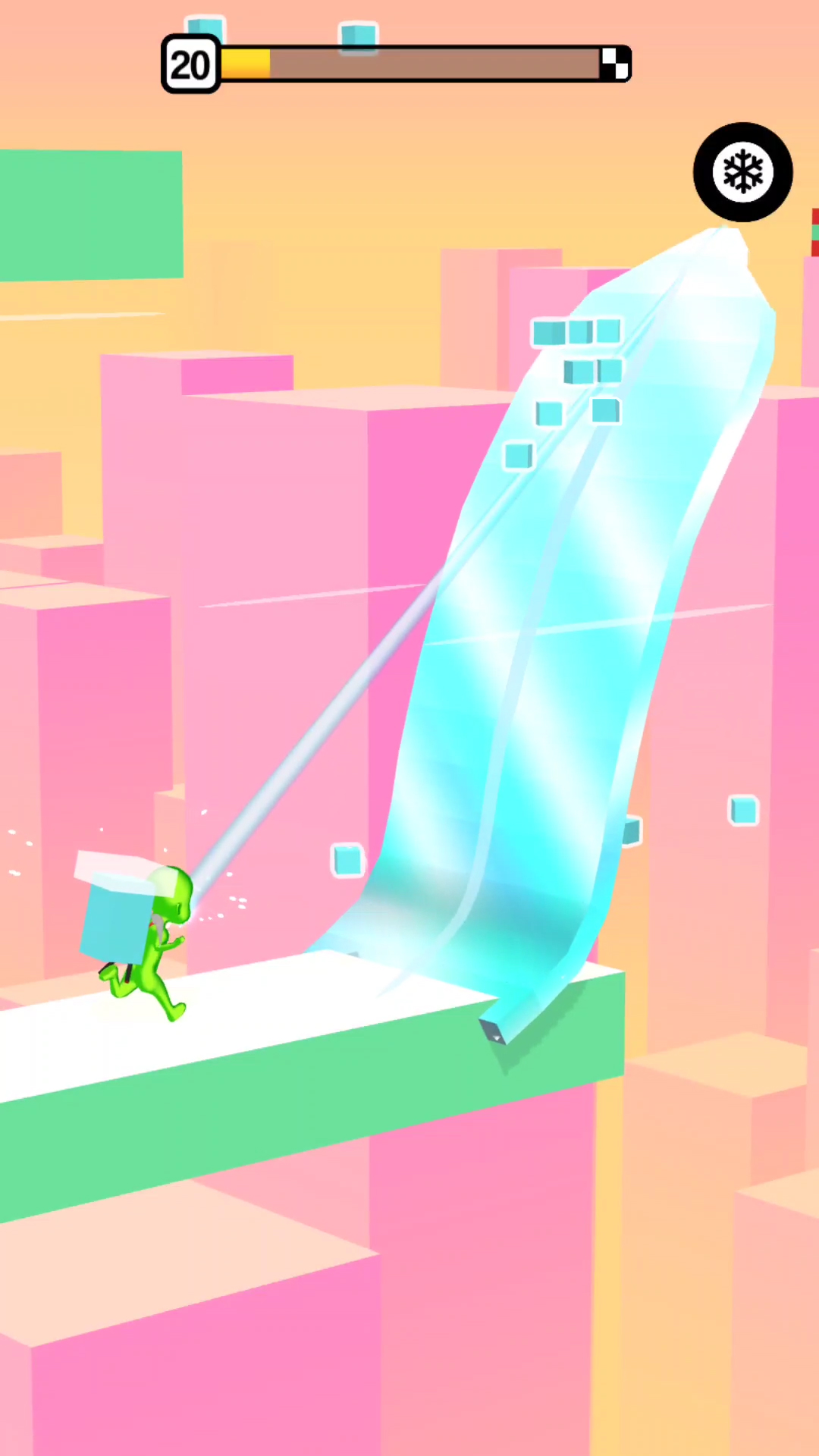 اسکرین شات 1 بازی Freeze Rider - Frozen Slides