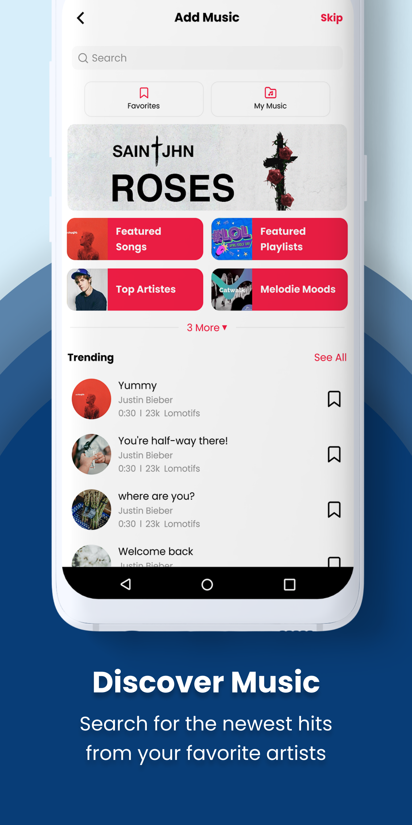 اسکرین شات 4 برنامه Lomotif: Social Video Platform