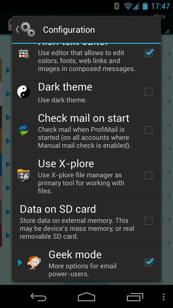 اسکرین شات 3 برنامه ProfiMail Go - email client