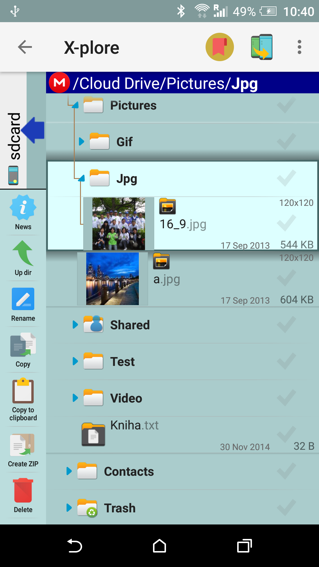 اسکرین شات 8 برنامه X-plore File Manager