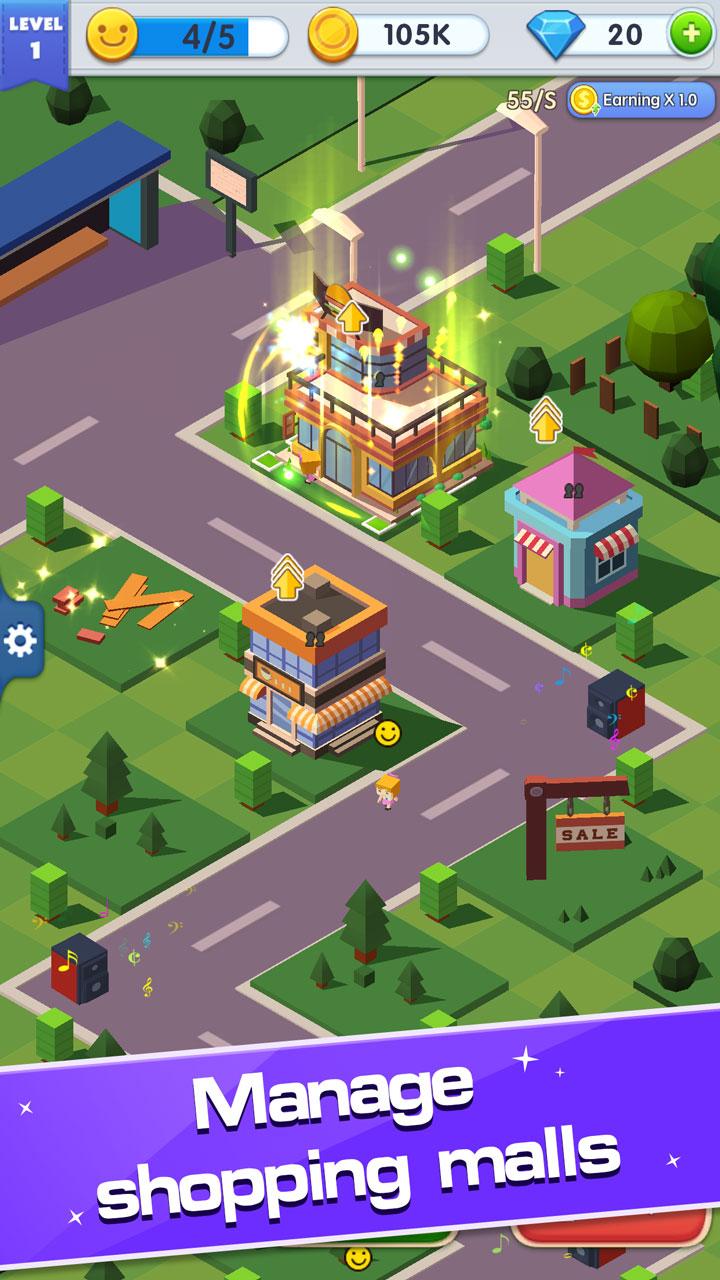 اسکرین شات 1 بازی Shopping Mall Tycoon