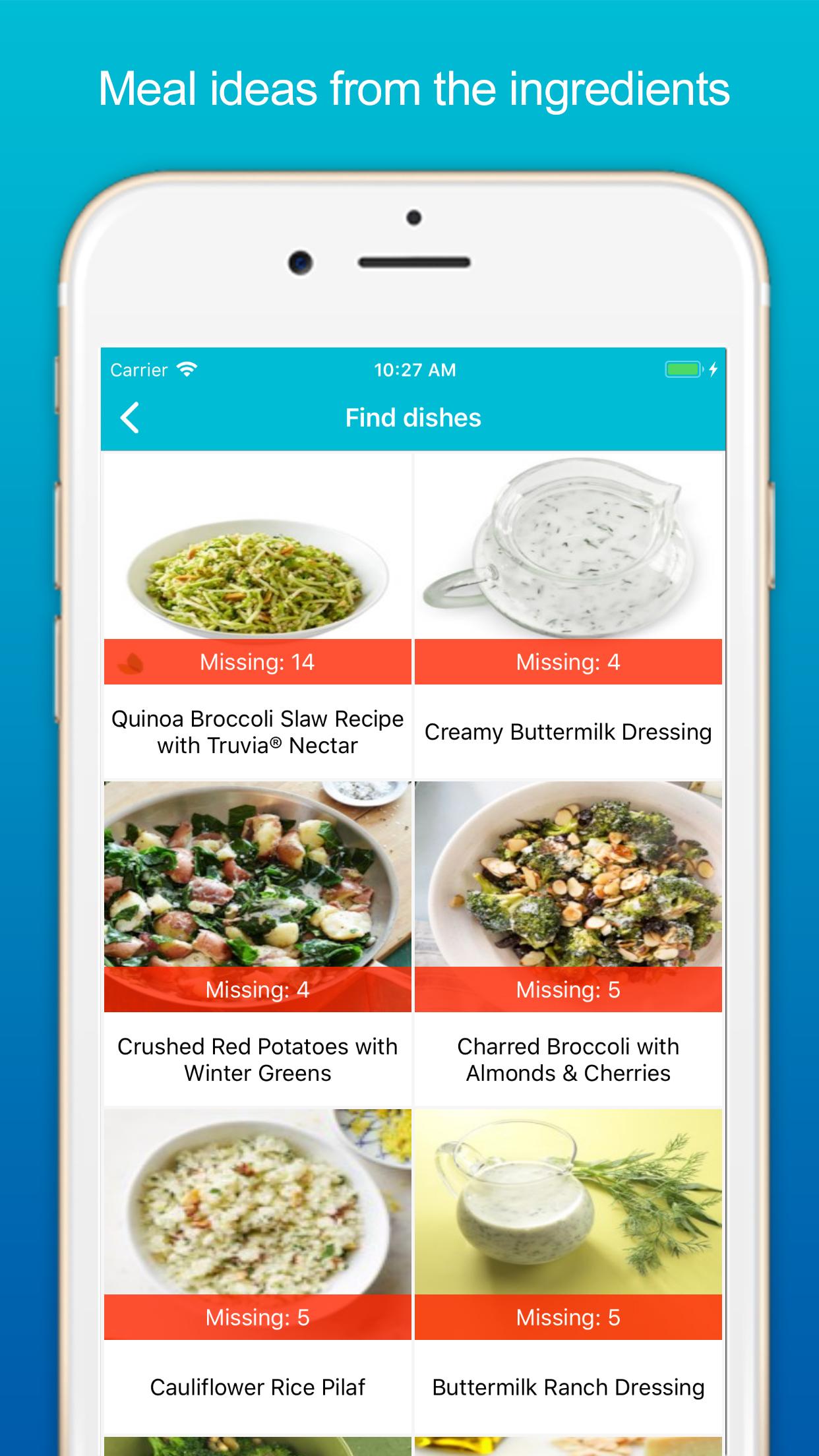 اسکرین شات 2 برنامه My fridge food – Quick & Easy