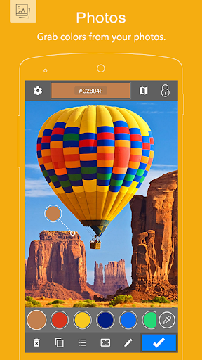 اسکرین شات 2 برنامه Color Grab (color detection)