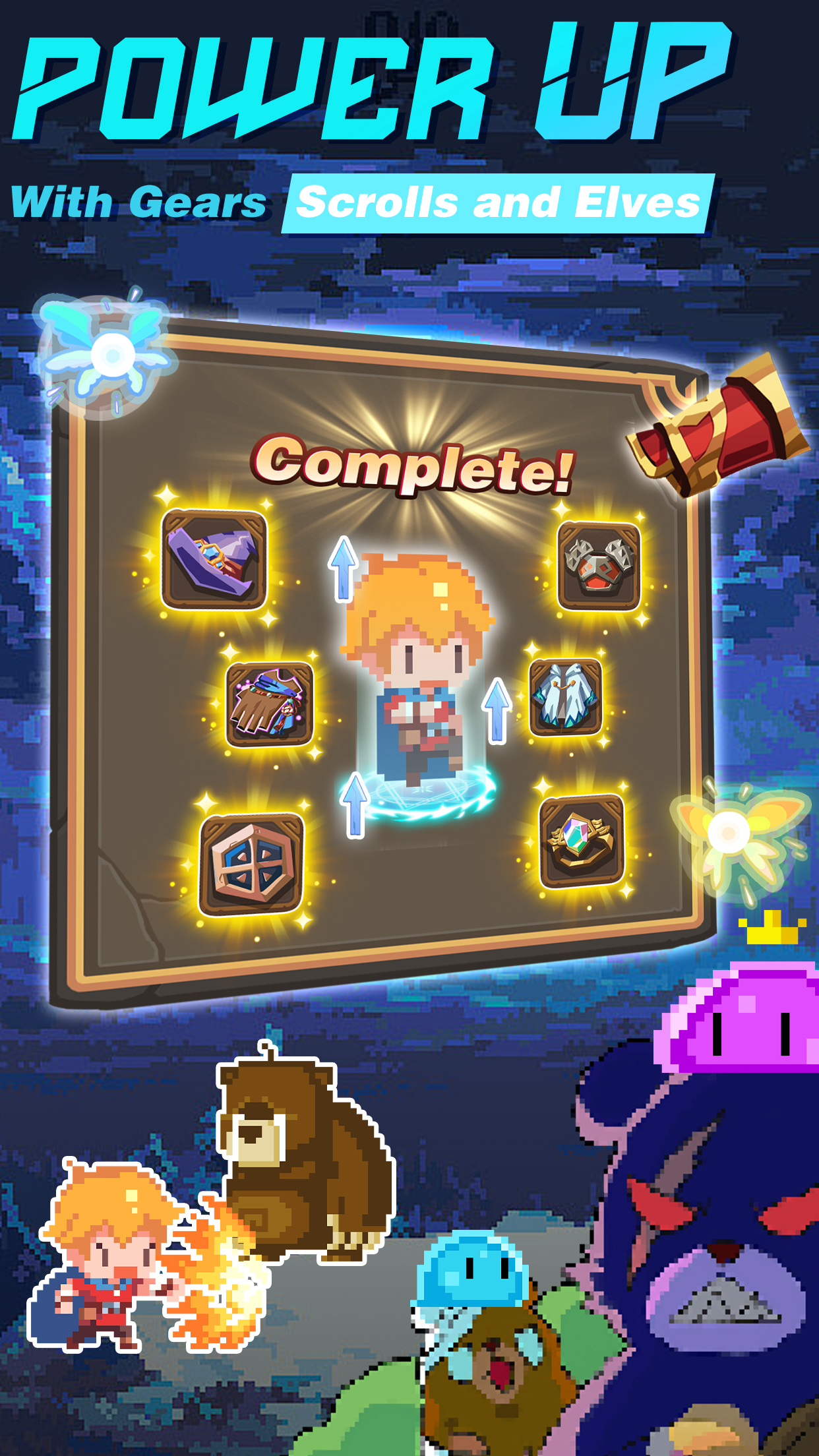 اسکرین شات 5 بازی Tiny Pixel Knight:Idle RPG