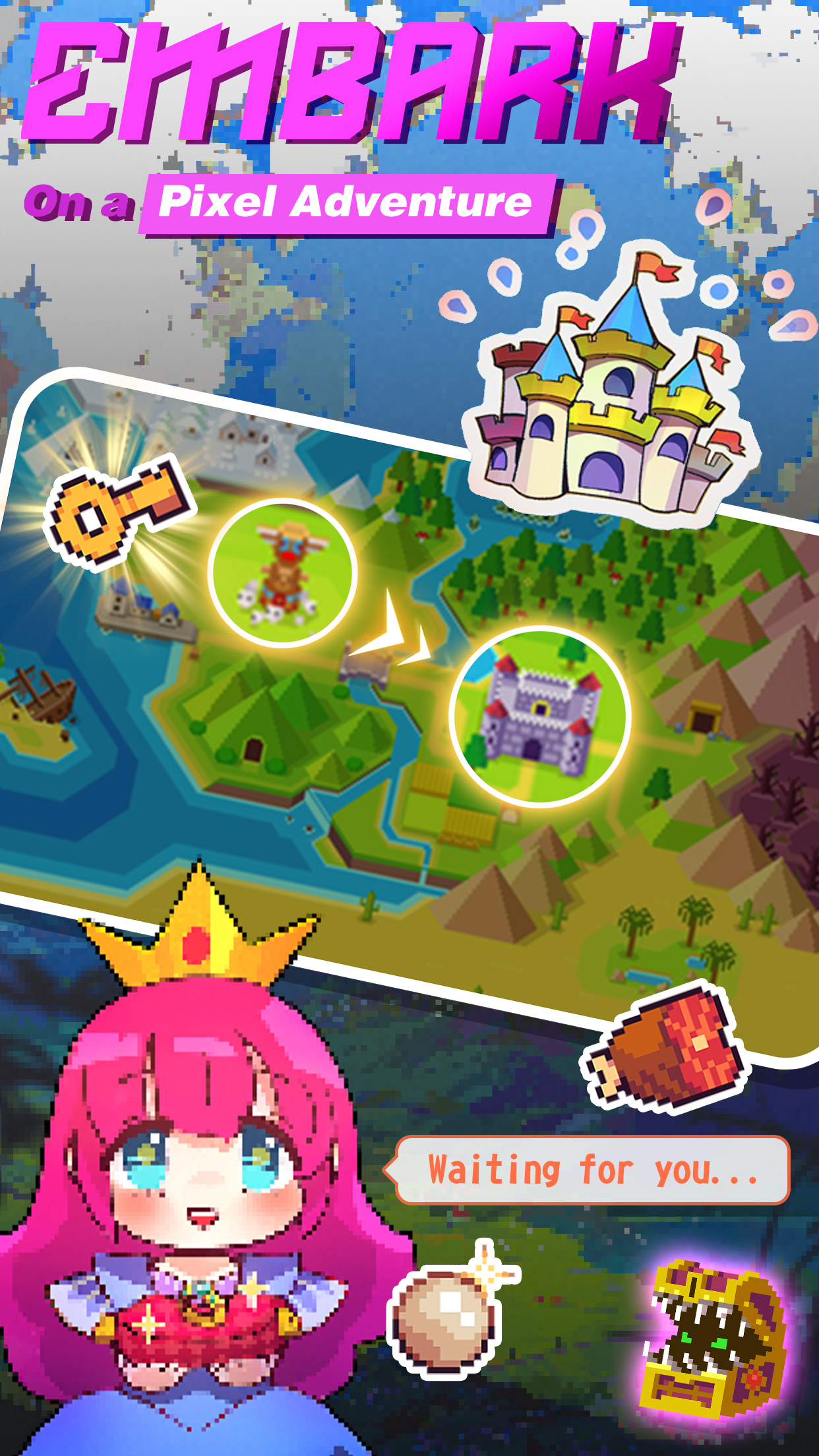 اسکرین شات 7 بازی Tiny Pixel Knight:Idle RPG