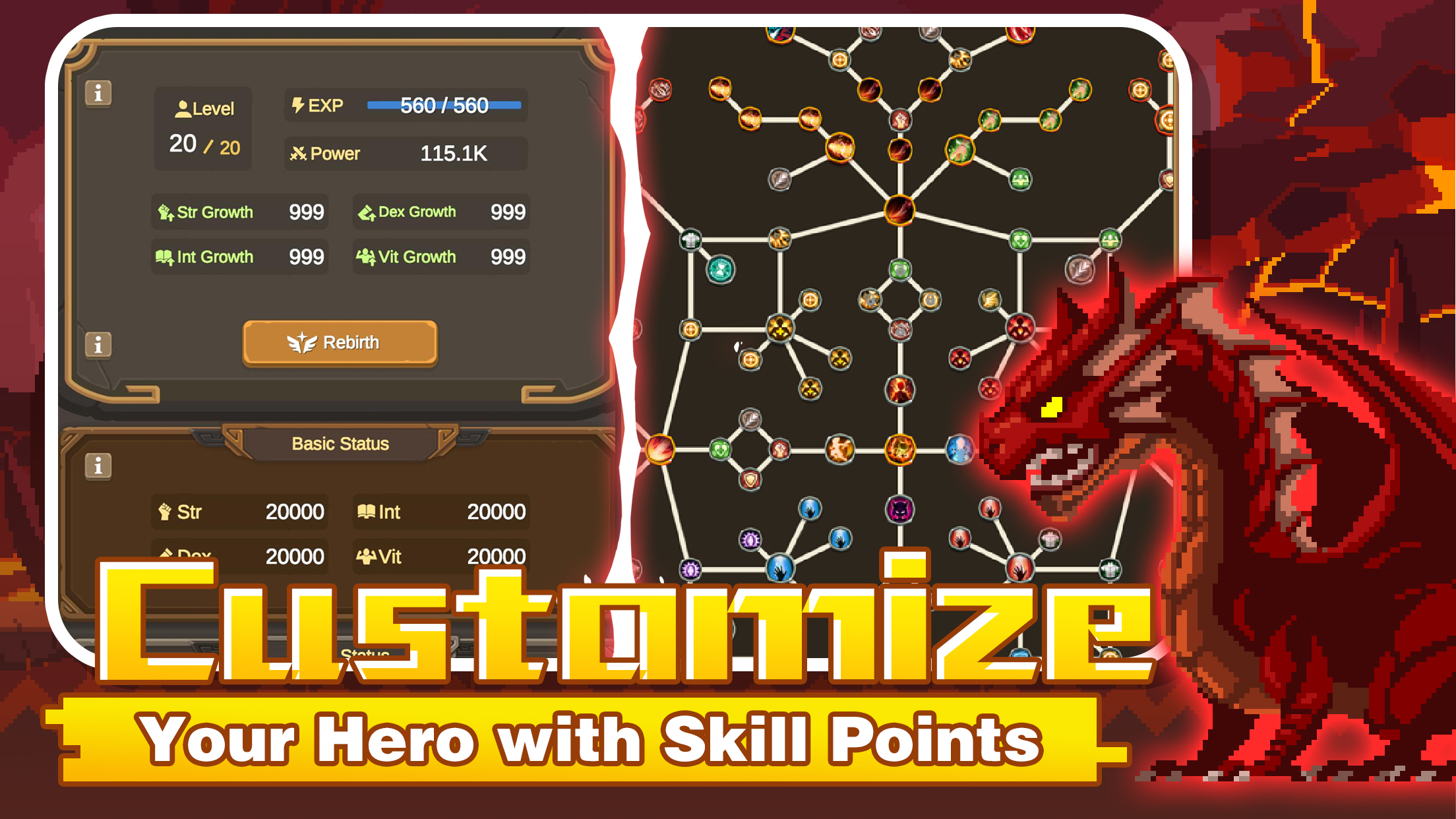 اسکرین شات 3 بازی Pixel Knight - Idle RPG