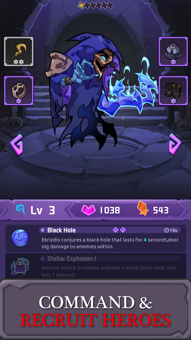 اسکرین شات 3 بازی Dark Spire Legends: Nightfall