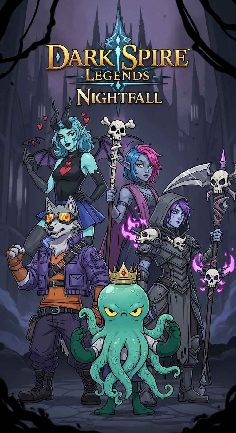 اسکرین شات 1 بازی Dark Spire Legends: Nightfall