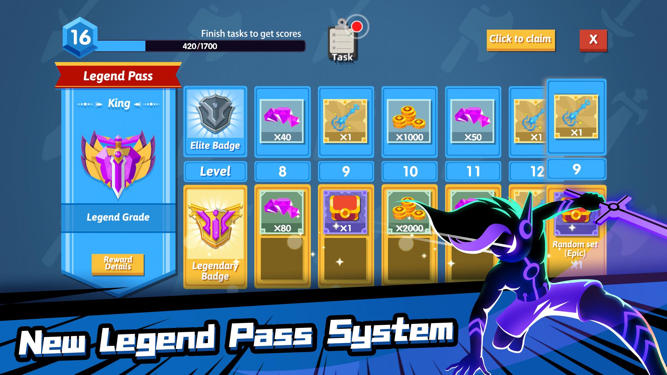 اسکرین شات 6 بازی Stickman Master: Archer Legend