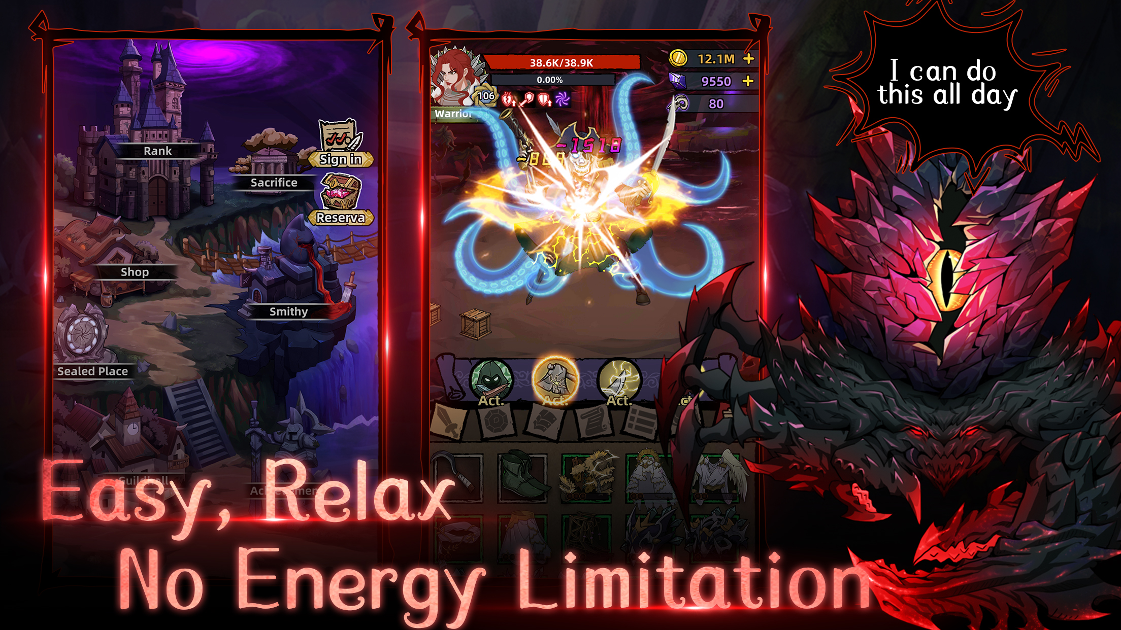 اسکرین شات 2 بازی Dark Hunter: Idle RPG