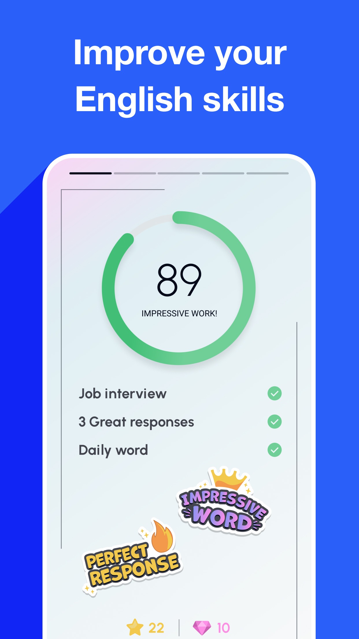 اسکرین شات 5 برنامه Speak English with Loora AI