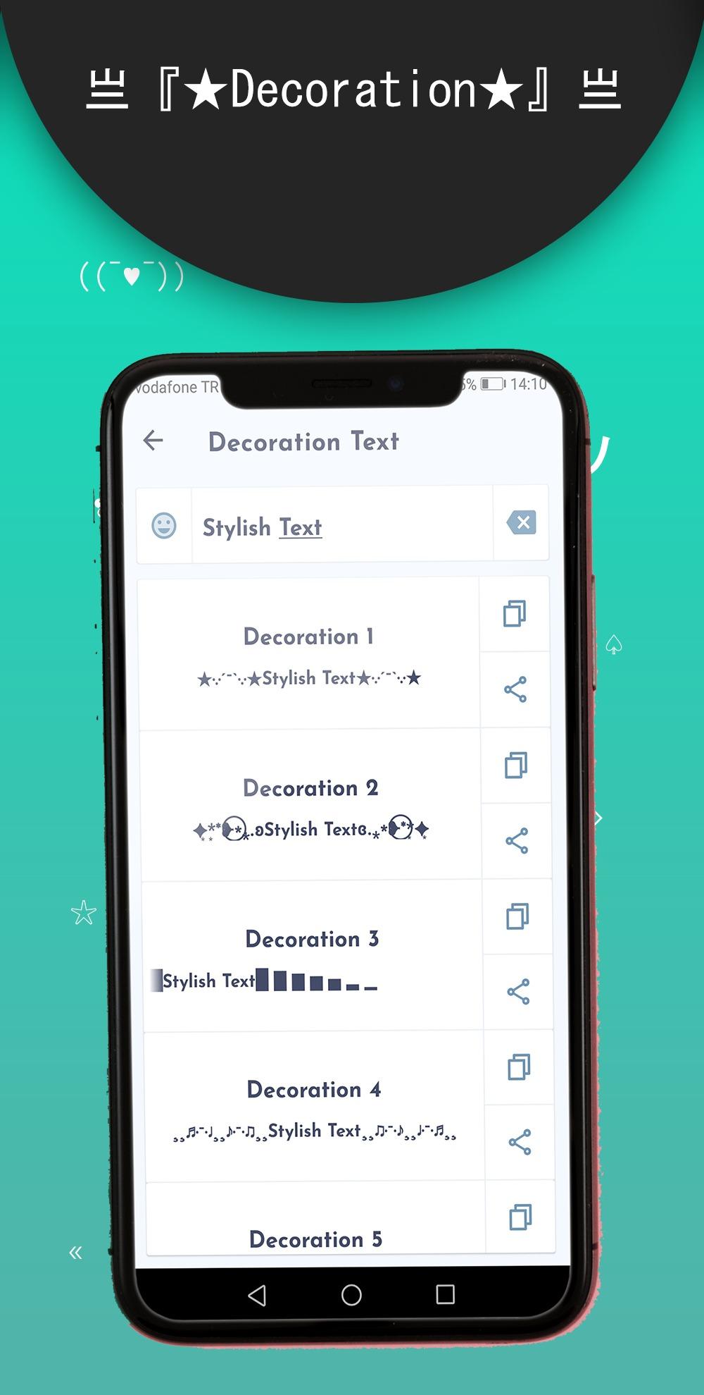 اسکرین شات 3 برنامه Fancy Nick Text Generator