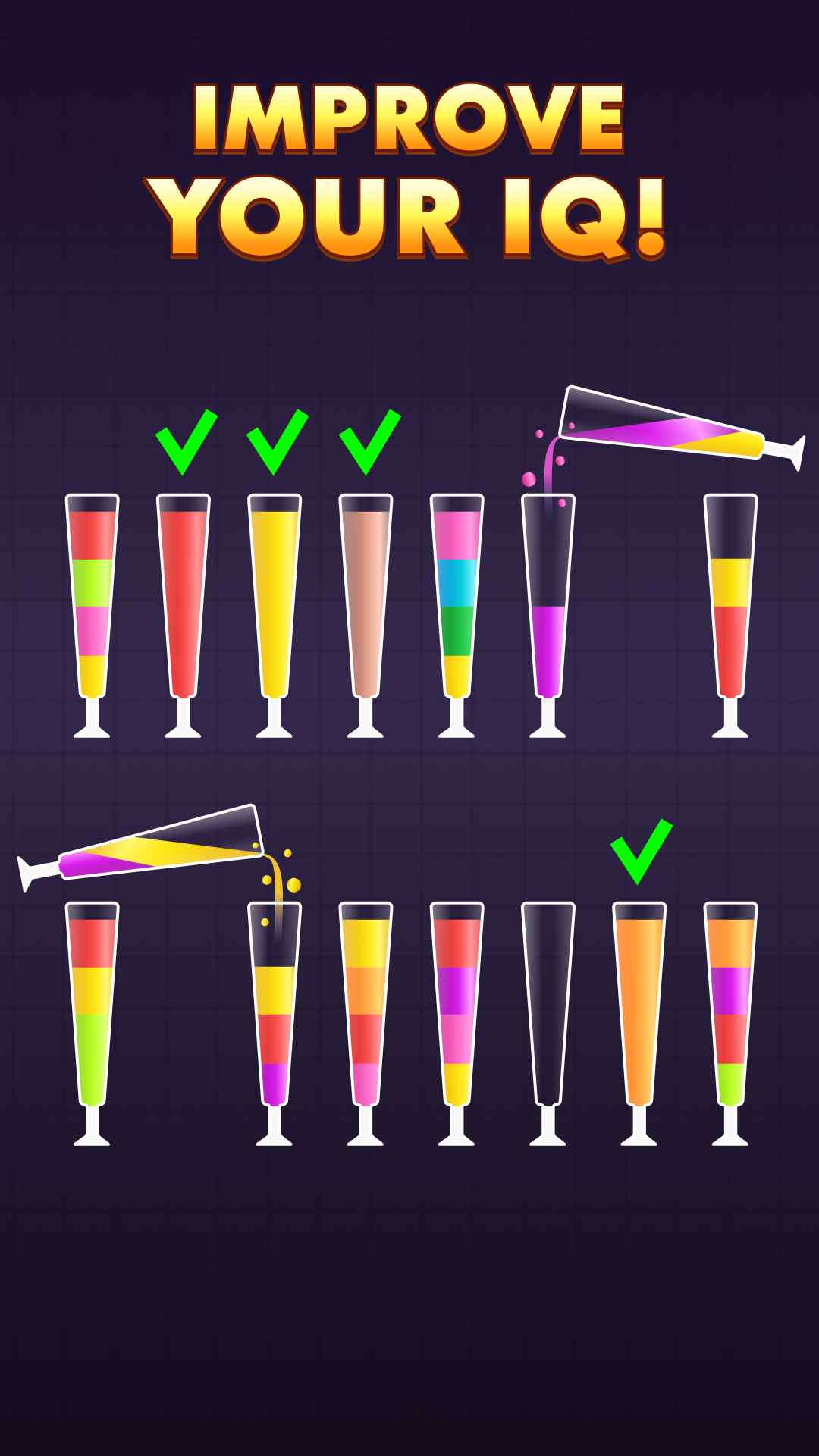 اسکرین شات 5 بازی Water Sort Puzzle Color Game