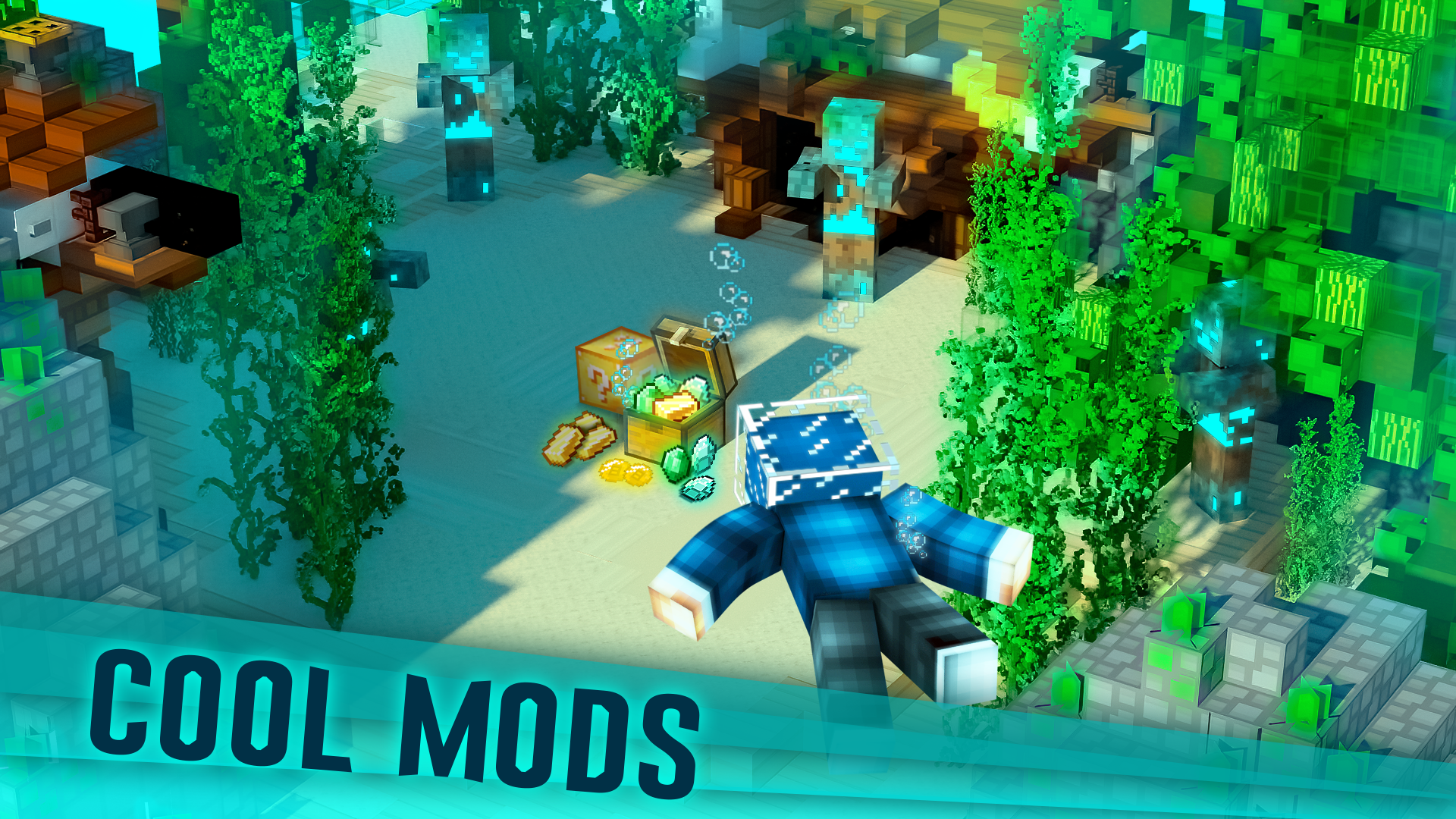 اسکرین شات 1 برنامه Mods for Minecraft PE