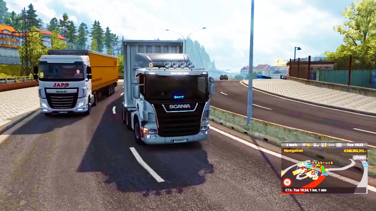 اسکرین شات 2 بازی Lorry Truck Simulator:Real Mobile Truck Transport