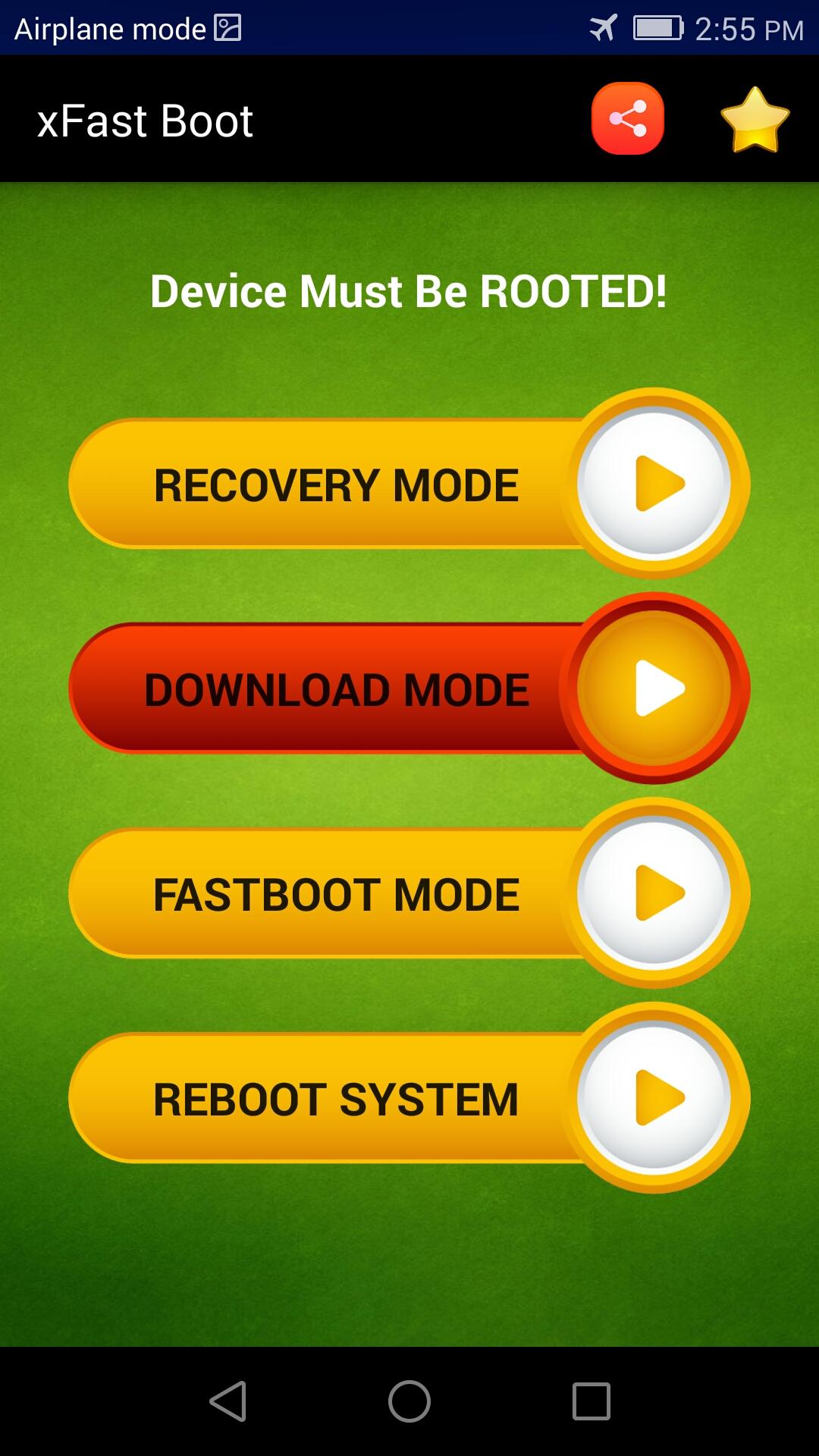 اسکرین شات 4 برنامه Reboot into Recovery - xFast