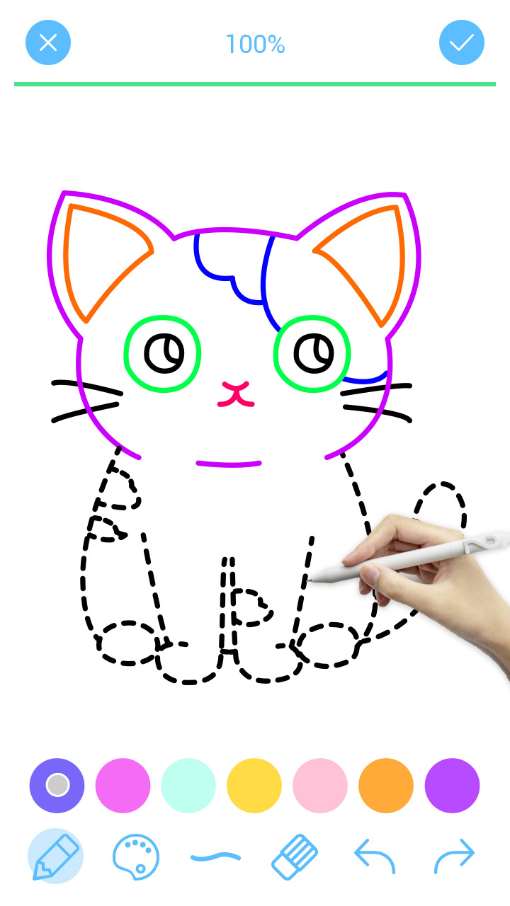 اسکرین شات 1 برنامه Learn to Draw - how to draw