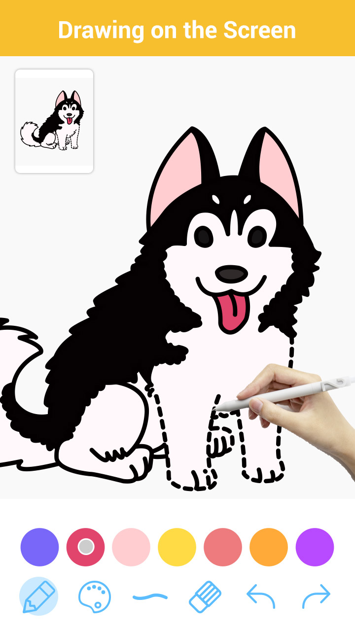 اسکرین شات 7 برنامه Learn to Draw - how to draw