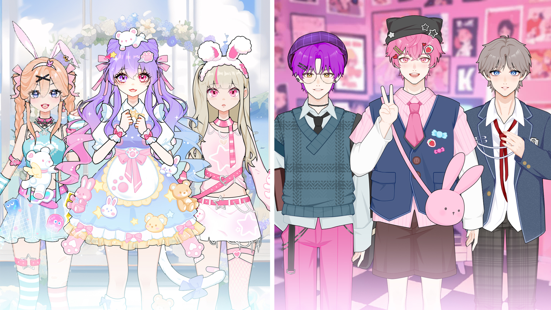 اسکرین شات 2 بازی Love Idol: Kpop Makeup Game