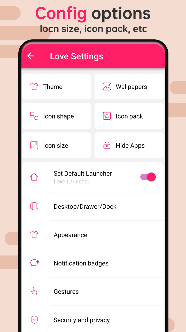 اسکرین شات 7 برنامه Love Launcher: lovely launcher