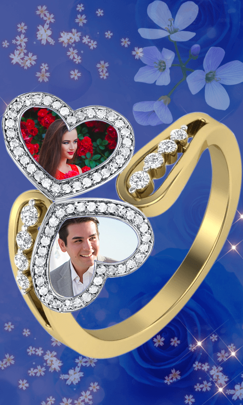 اسکرین شات 4 برنامه Lovely Ring Photo Frames
