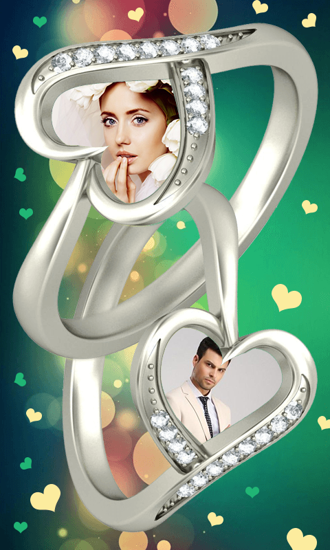 اسکرین شات 3 برنامه Lovely Ring Photo Frames