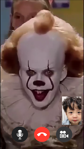 اسکرین شات 5 برنامه Pennywise New Fake Video Call