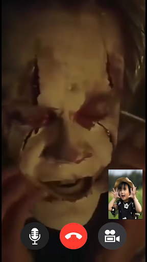اسکرین شات 4 برنامه Pennywise New Fake Video Call