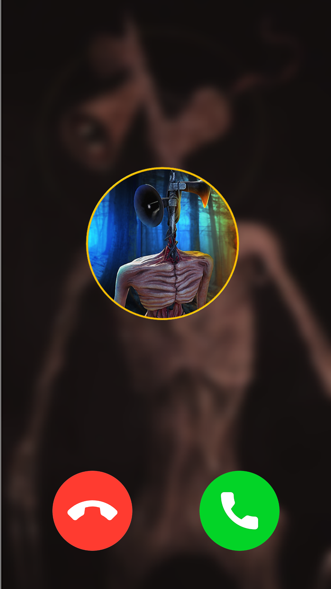 اسکرین شات 1 برنامه Siren Head Fake Video Call