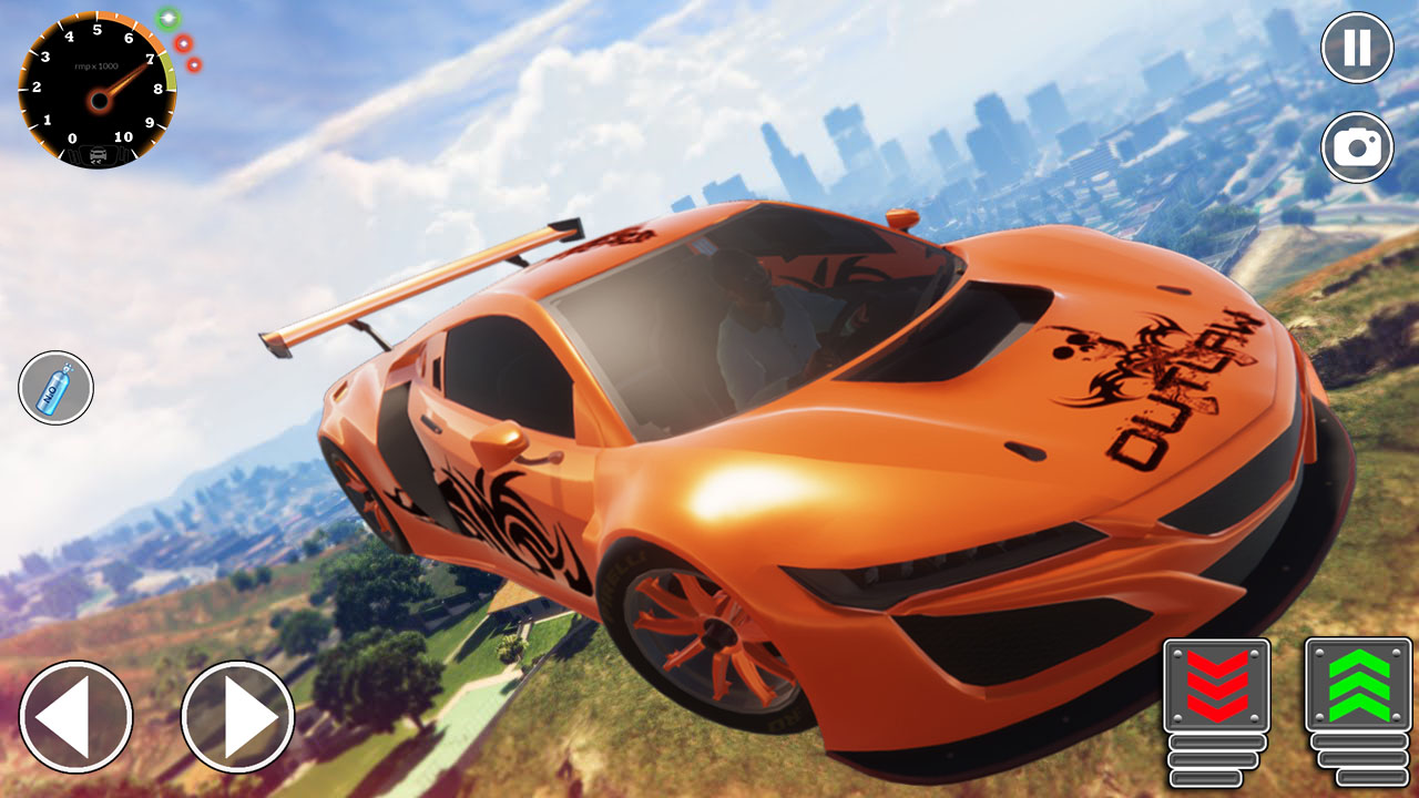 اسکرین شات 2 بازی Mega Ramp Sports Car Stunt 3D
