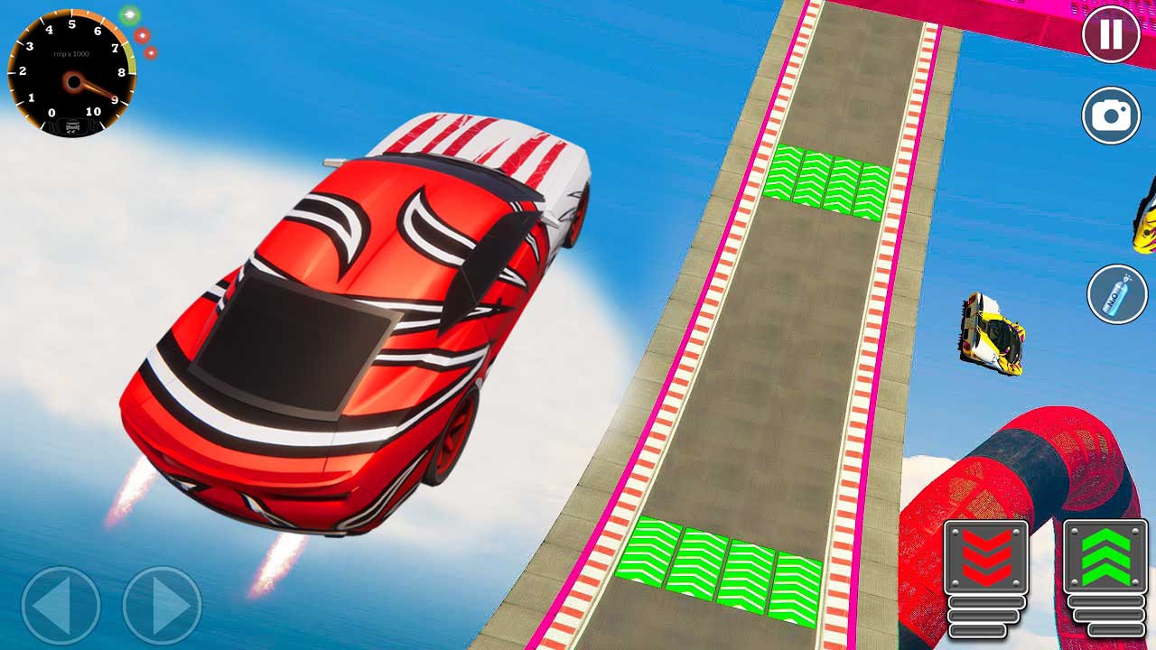 اسکرین شات 5 بازی Mega Ramp Sports Car Stunt 3D