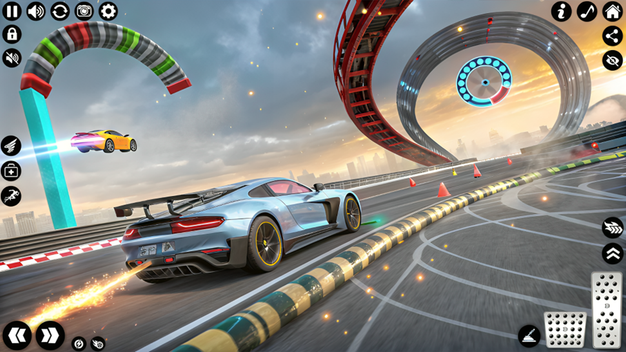 اسکرین شات 2 بازی Mega Ramp Car Game Driving Sim