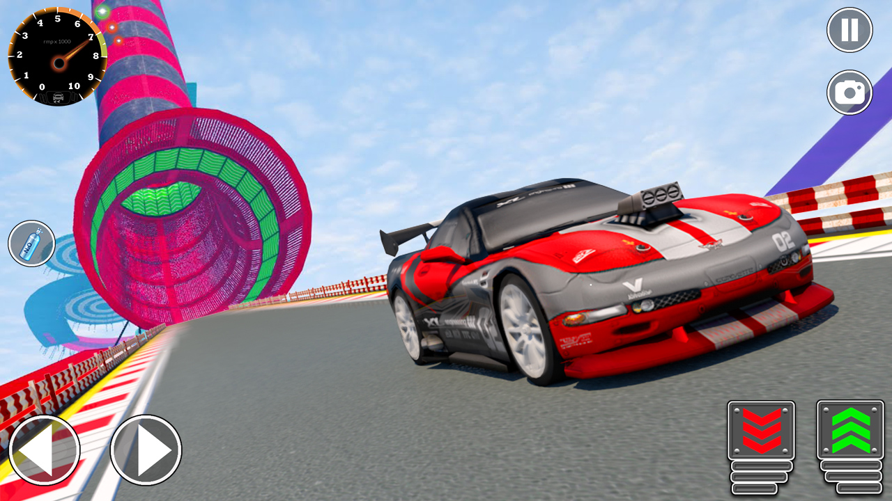 اسکرین شات 1 بازی Mega Ramp Sports Car Stunt 3D