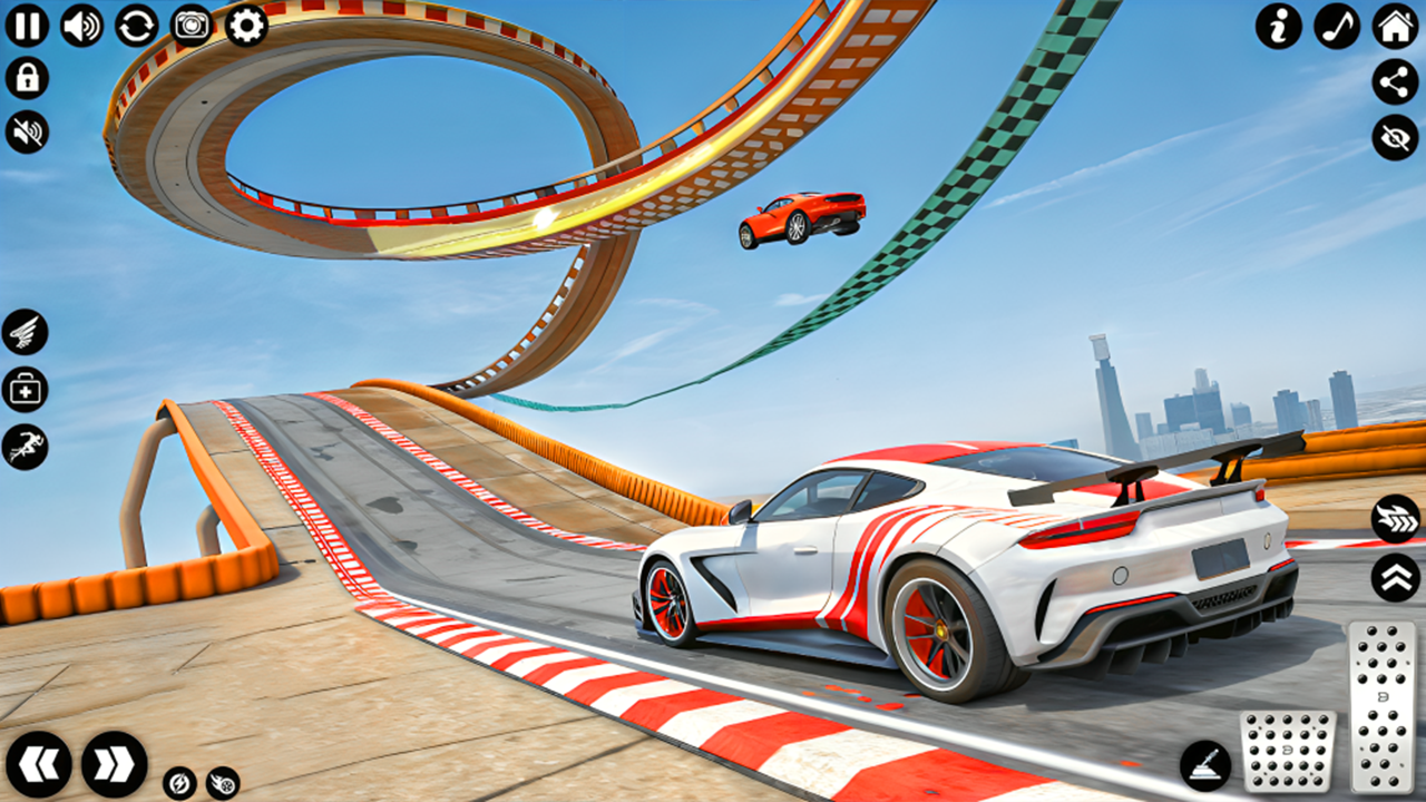 اسکرین شات 1 بازی Mega Ramp Sports Car Stunt 3D