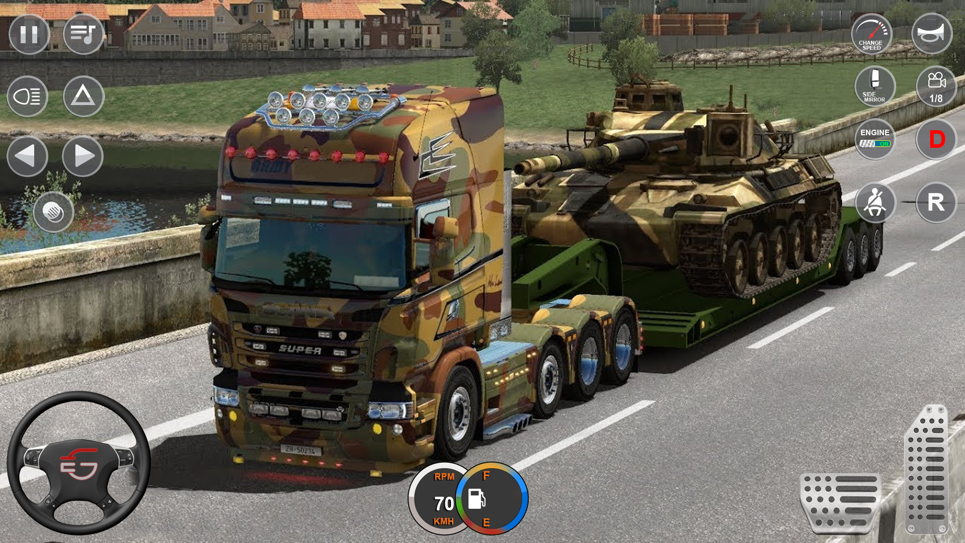 اسکرین شات 4 بازی US Army Truck Game Simulator