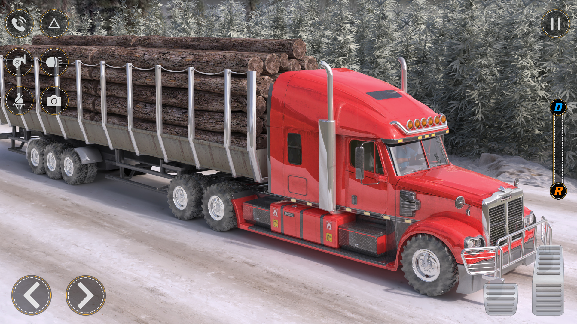 اسکرین شات 1 بازی Offroad Snow Mud Truck Runner