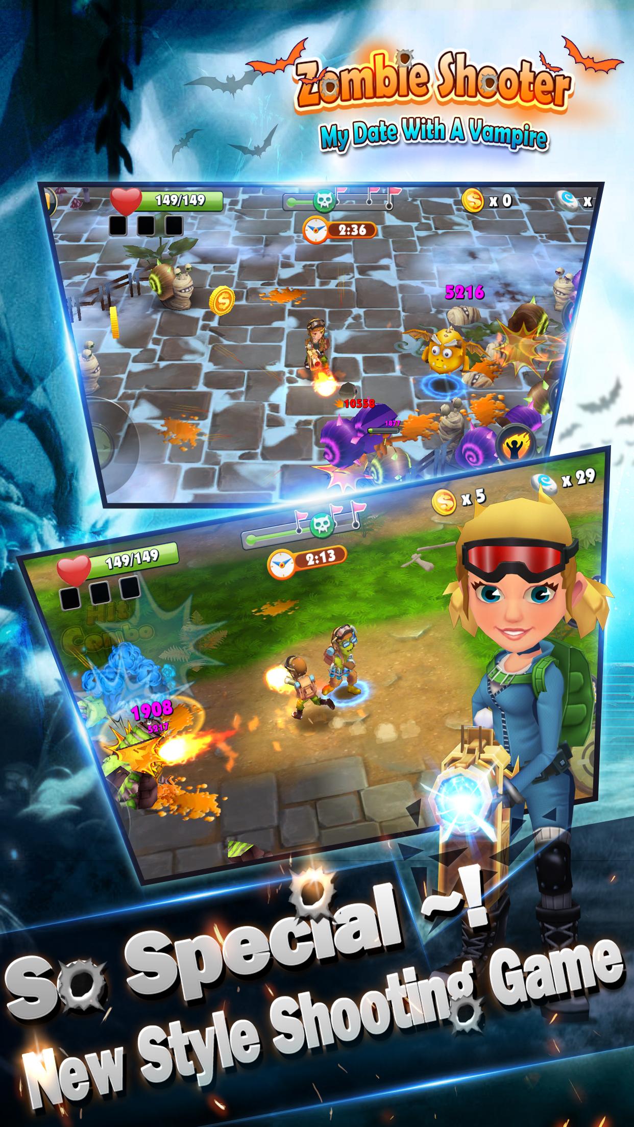 اسکرین شات 4 بازی Zombie Shooter - Zombie.io