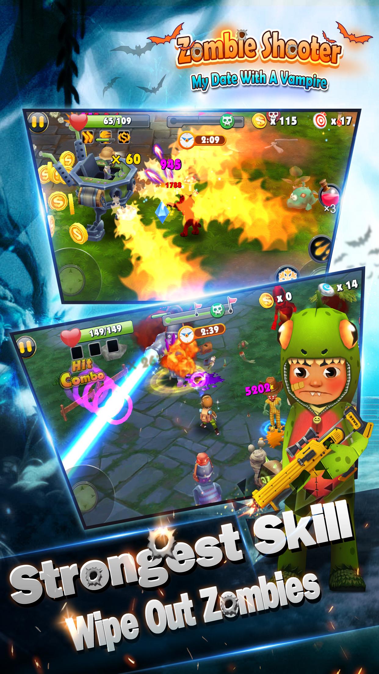 اسکرین شات 2 بازی Zombie Shooter - Zombie.io