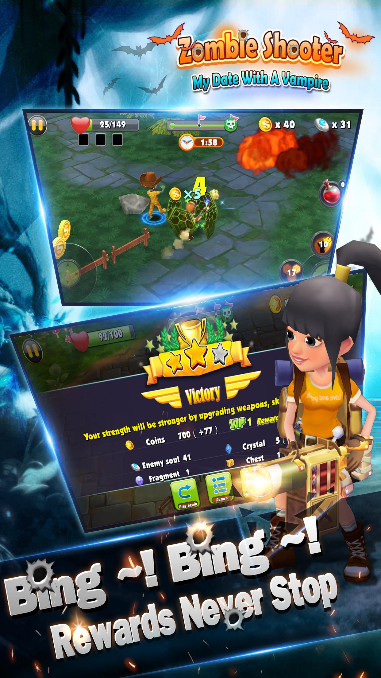 اسکرین شات 5 بازی Zombie Shooter - Zombie.io