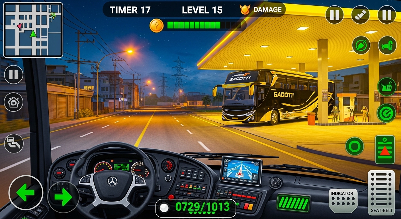اسکرین شات 8 بازی Bus game: City Bus Sim G8