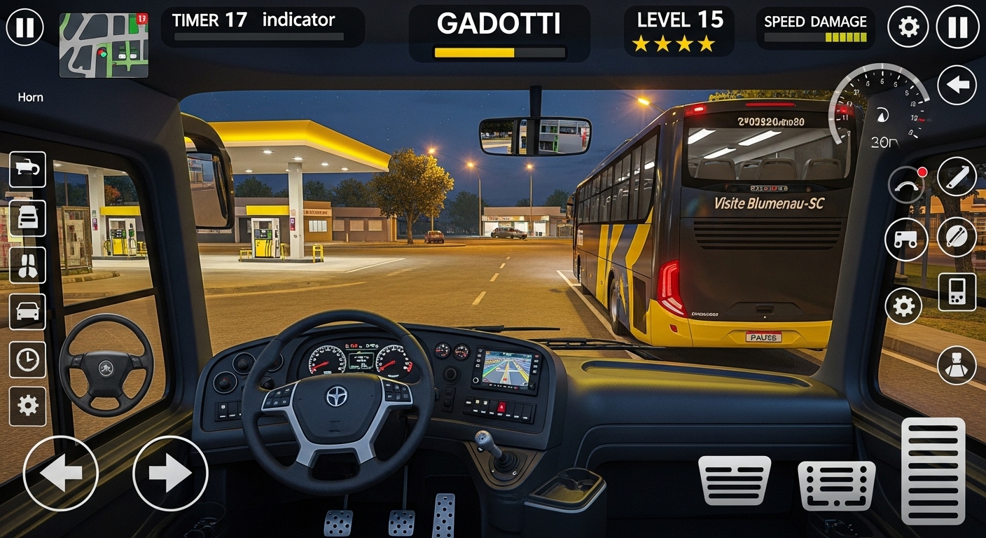 اسکرین شات 6 بازی Bus game: City Bus Sim G8