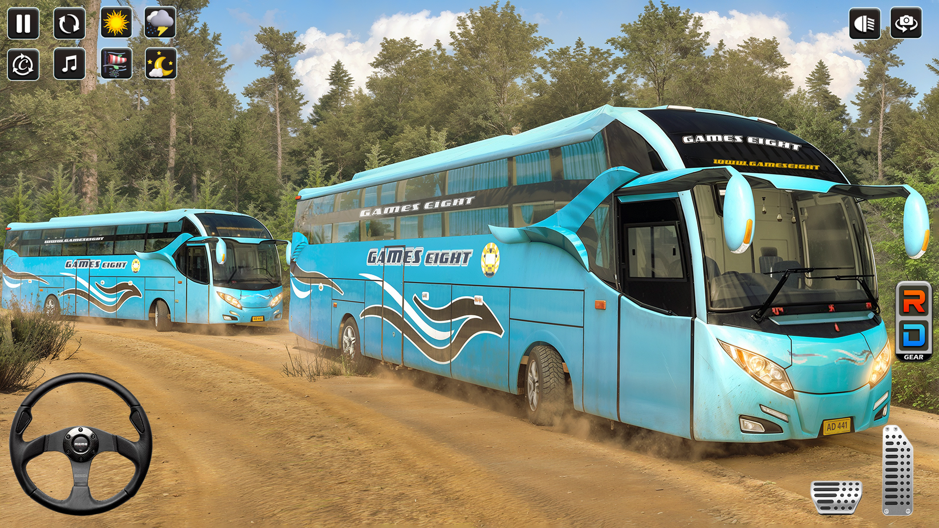 اسکرین شات 4 بازی Bus game: City Bus Sim G8