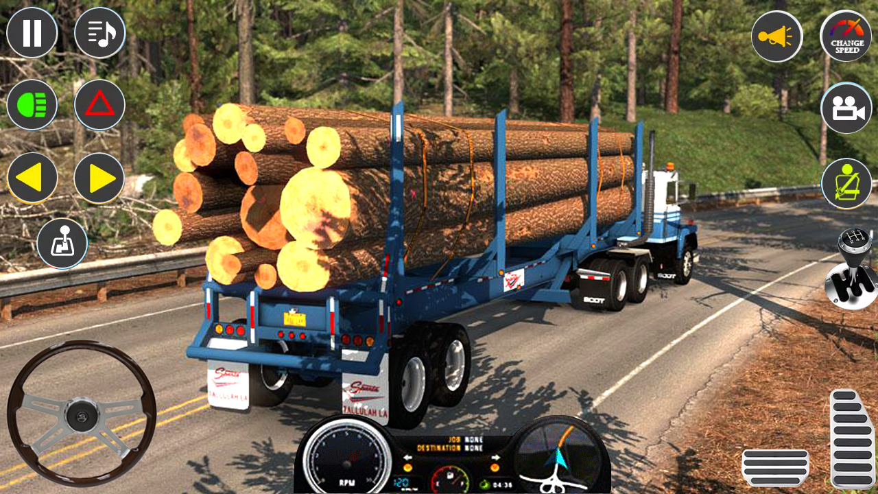 اسکرین شات 5 بازی US City Cargo Truck Driving 3D