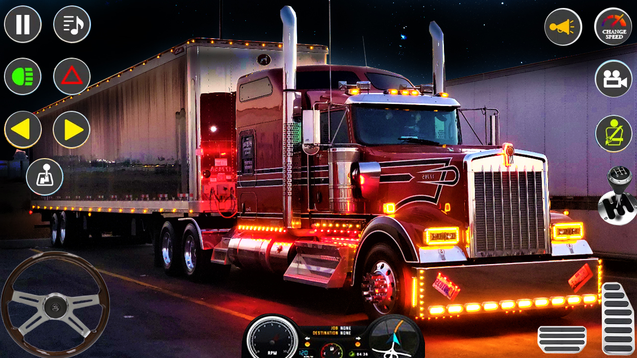 اسکرین شات 4 بازی US City Cargo Truck Driving 3D