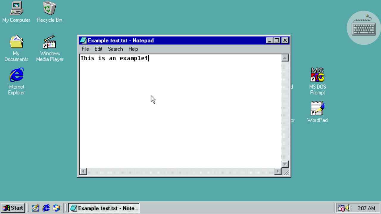 اسکرین شات 6 بازی Win 98 Simulator