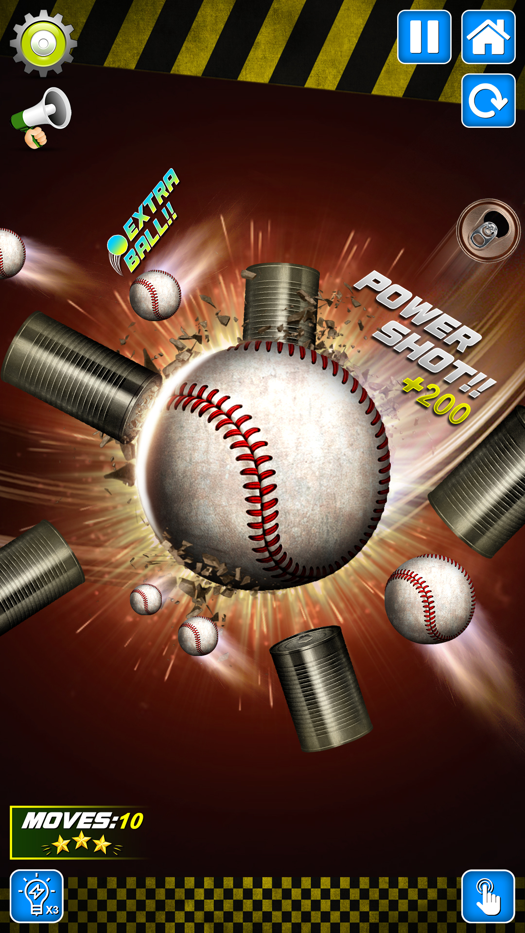 اسکرین شات 1 بازی Can Knockdown Ball Hit Game