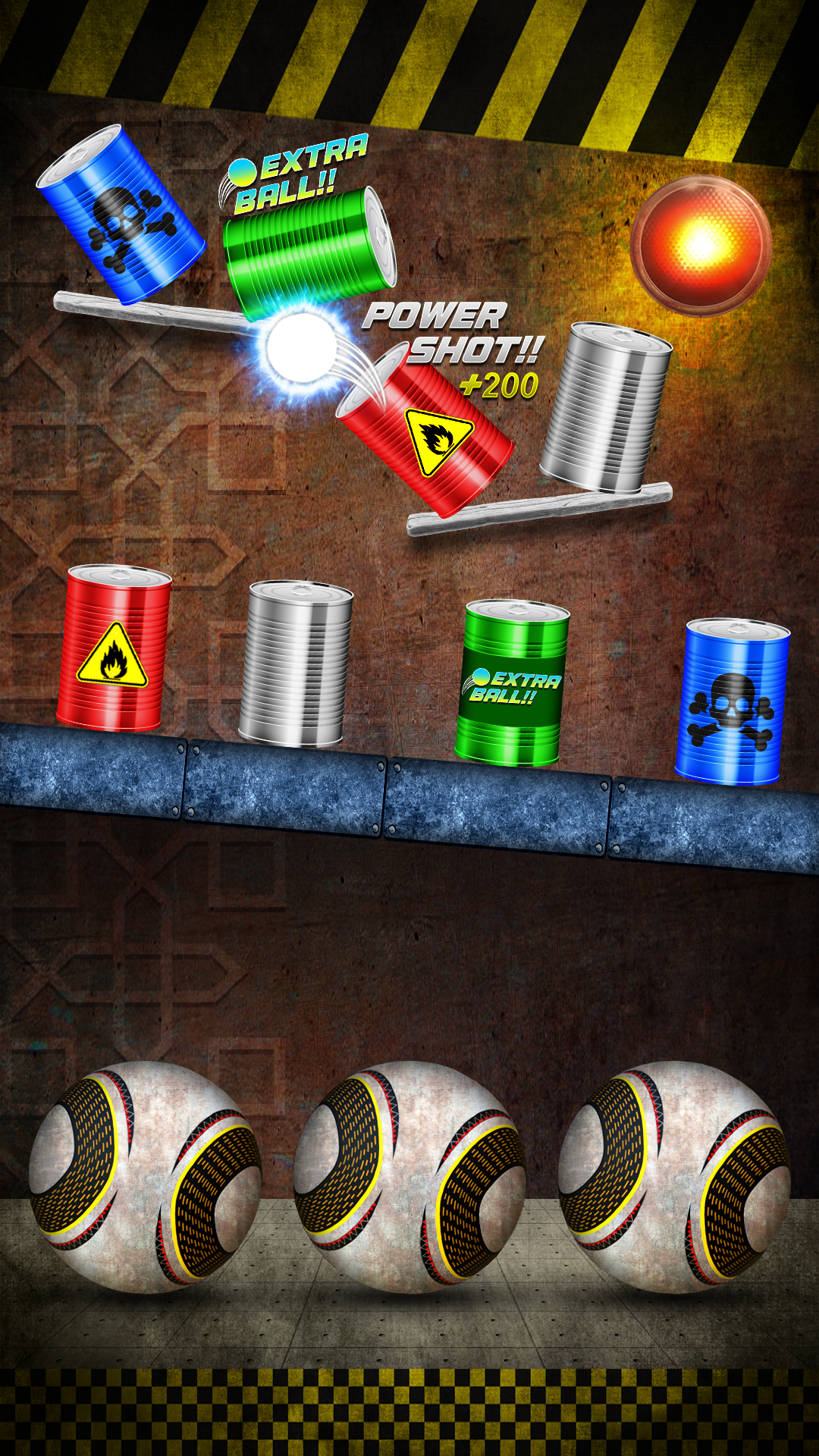 اسکرین شات 5 بازی Can Knockdown Ball Hit Game