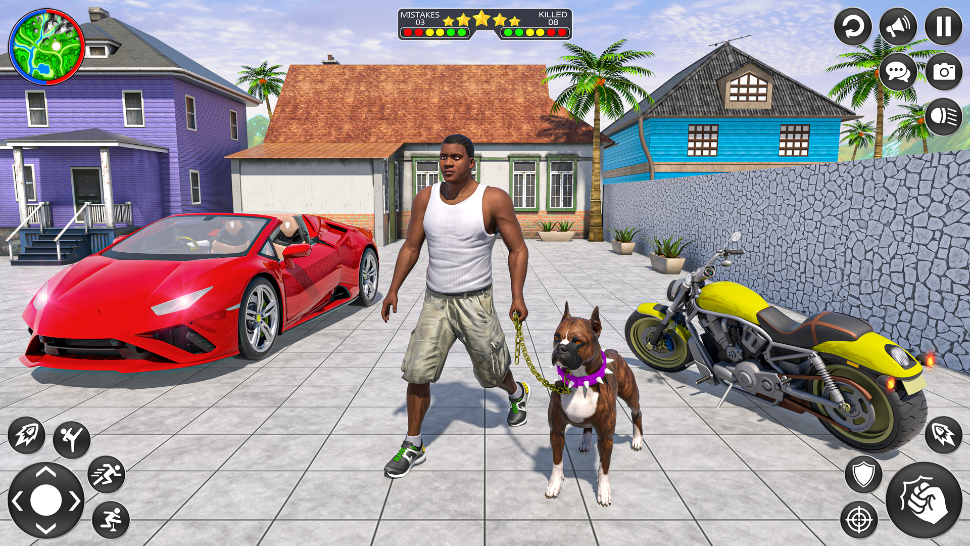 اسکرین شات 3 برنامه Gangster Game Crime Mafia City