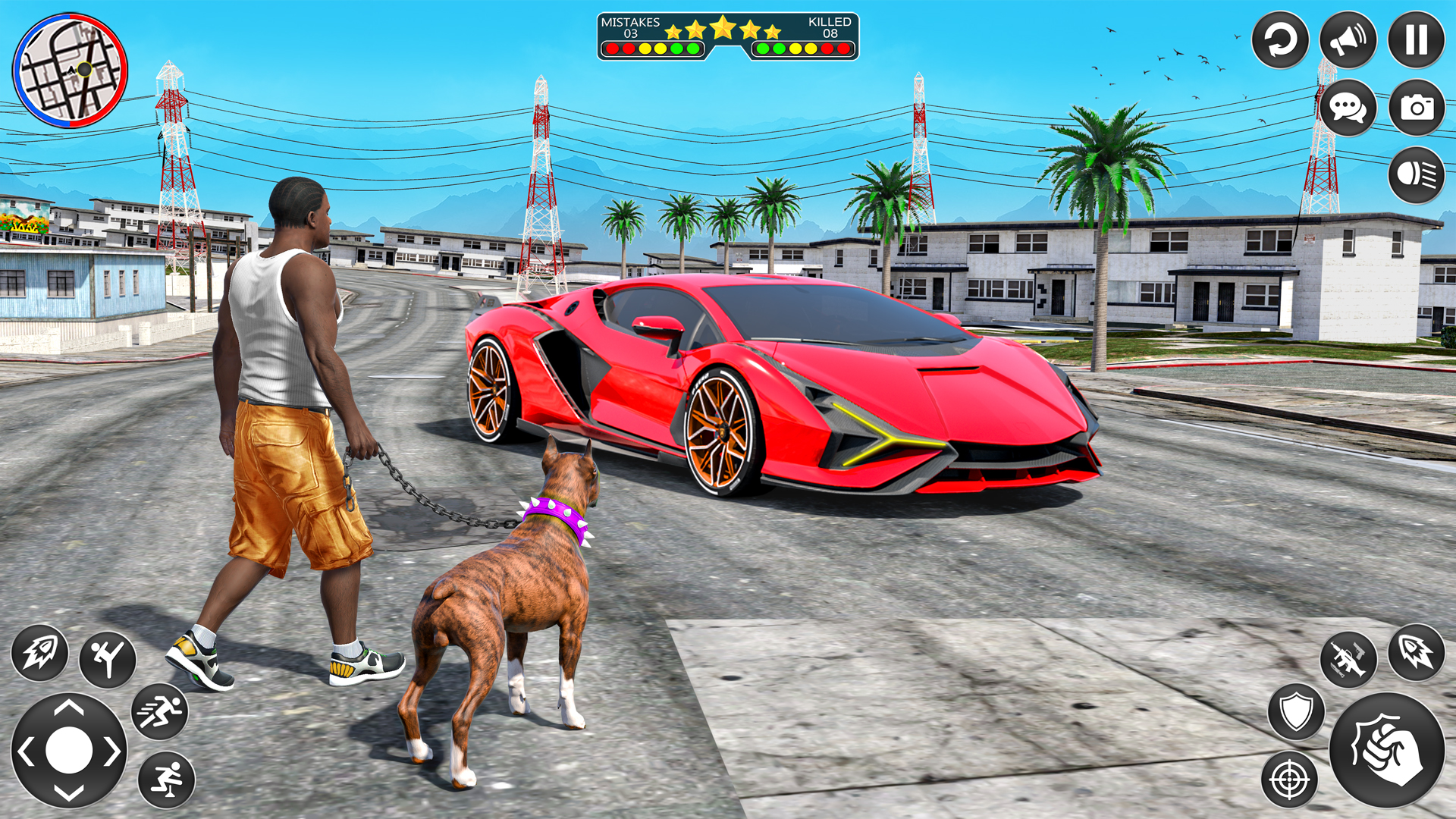 اسکرین شات 4 برنامه Gangster Game Crime Mafia City