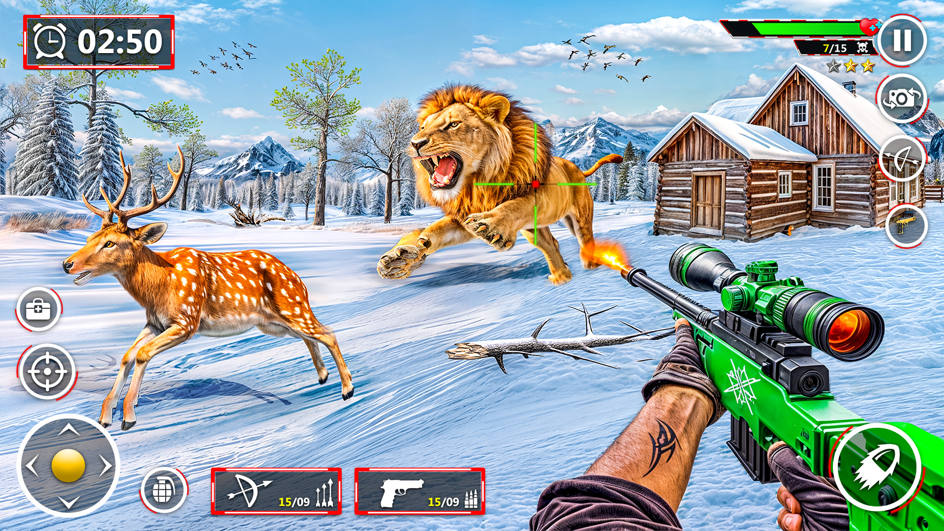 اسکرین شات 3 بازی Jungle Deer Animal Hunting